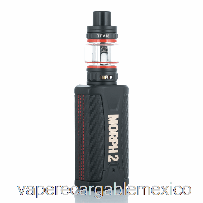 Vape Recargable Smok Morph 2 230w Kit De Inicio Fibra De Carbono Negro